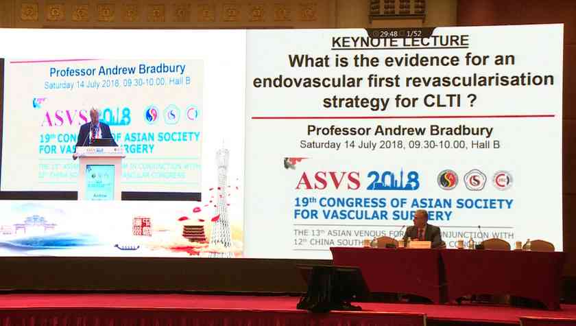 Andrew Bradbury：What is the evidence for an endovascular first revascularisation strategy for CLTI